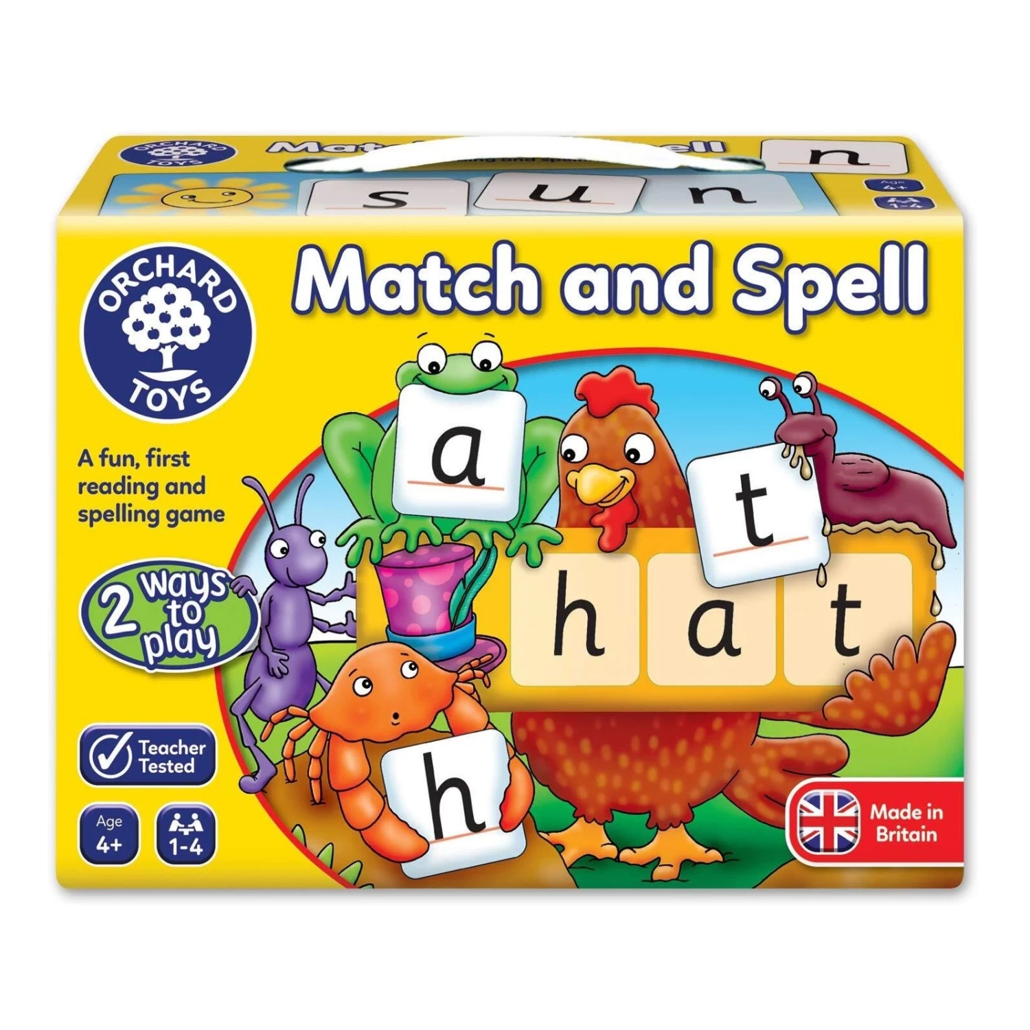 Orchard Toys - Match And Spell Game Ages 4+ 3 Orchard Toys - Match And Spell Game Ages 4+