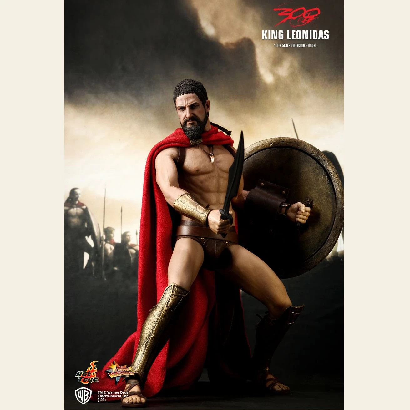 Hot Toys - 300 - King Leonidas 1:6 Scale Action Figure (INSTORE ONLY) 5 Hot Toys - 300 - King Leonidas 1:6 Scale Action Figure (INSTORE ONLY) - Image 3