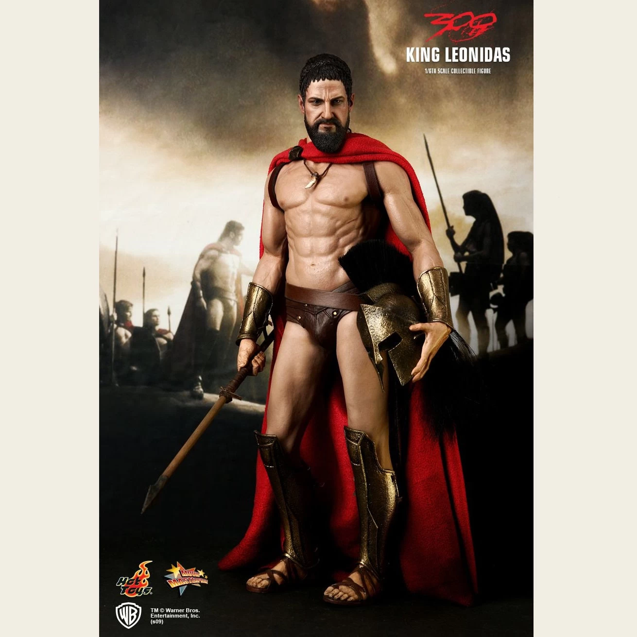 Hot Toys - 300 - King Leonidas 1:6 Scale Action Figure (INSTORE ONLY) 6 Hot Toys - 300 - King Leonidas 1:6 Scale Action Figure (INSTORE ONLY) - Image 4