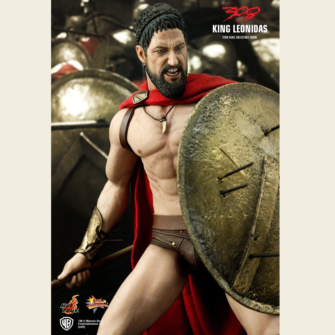 Hot Toys - 300 - King Leonidas 1:6 Scale Action Figure (INSTORE ONLY) 8 Hot Toys - 300 - King Leonidas 1:6 Scale Action Figure (INSTORE ONLY) - Image 6
