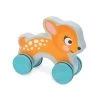 Le Toy Van - Petilou Dotty Deer On Wheels -Playworld Shop PL099 Dotty Deer Wooden Toddler Toy Wheels