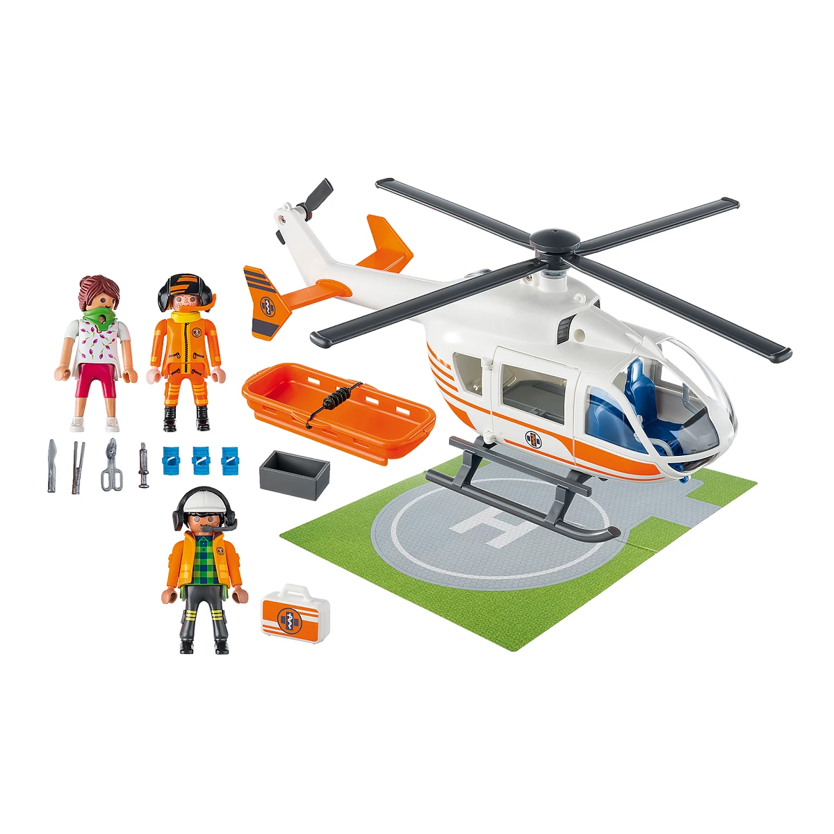 Playmobil 70048 - City Life Rescue Helicopter 4 Playmobil 70048 - City Life Rescue Helicopter - Image 2