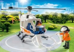 Playmobil 70048 - City Life Rescue Helicopter 10 Playmobil 70048 - City Life Rescue Helicopter -Playworld Shop PMB700484