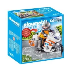 Playmobil 70051 - City Life Emergency Motorbike