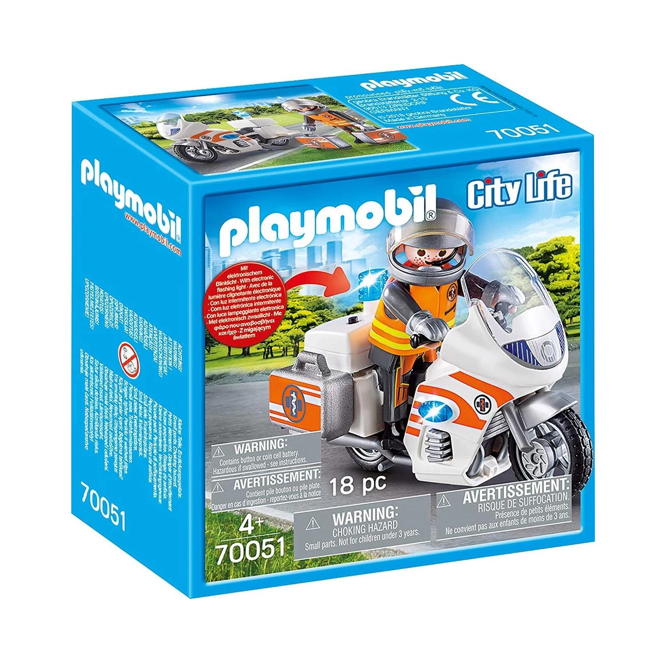 Playmobil 70051 - City Life Emergency Motorbike 3 Playmobil 70051 - City Life Emergency Motorbike