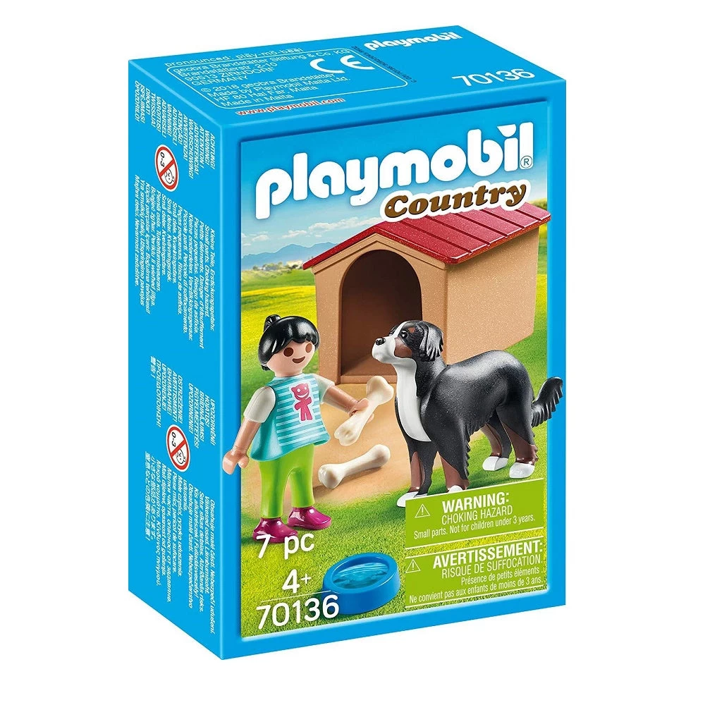 Playmobil Country 70136 - Dog With Doghouse + BONUS 3 Playmobil Country 70136 - Dog With Doghouse + BONUS