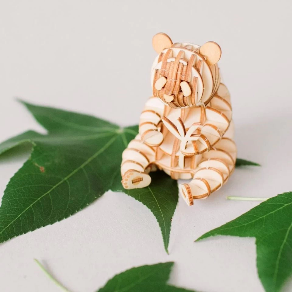 Kigumi - Panda Plywood Puzzle 3 Kigumi - Panda Plywood Puzzle