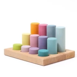 Grimm's Rollers Pastel Small Stacking Game