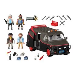 Playmobil 70750 - The A-TEAM Van And Characters 8 Playmobil 70750 - The A-TEAM Van And Characters -Playworld Shop Playmobil The A Team Van 70750contents