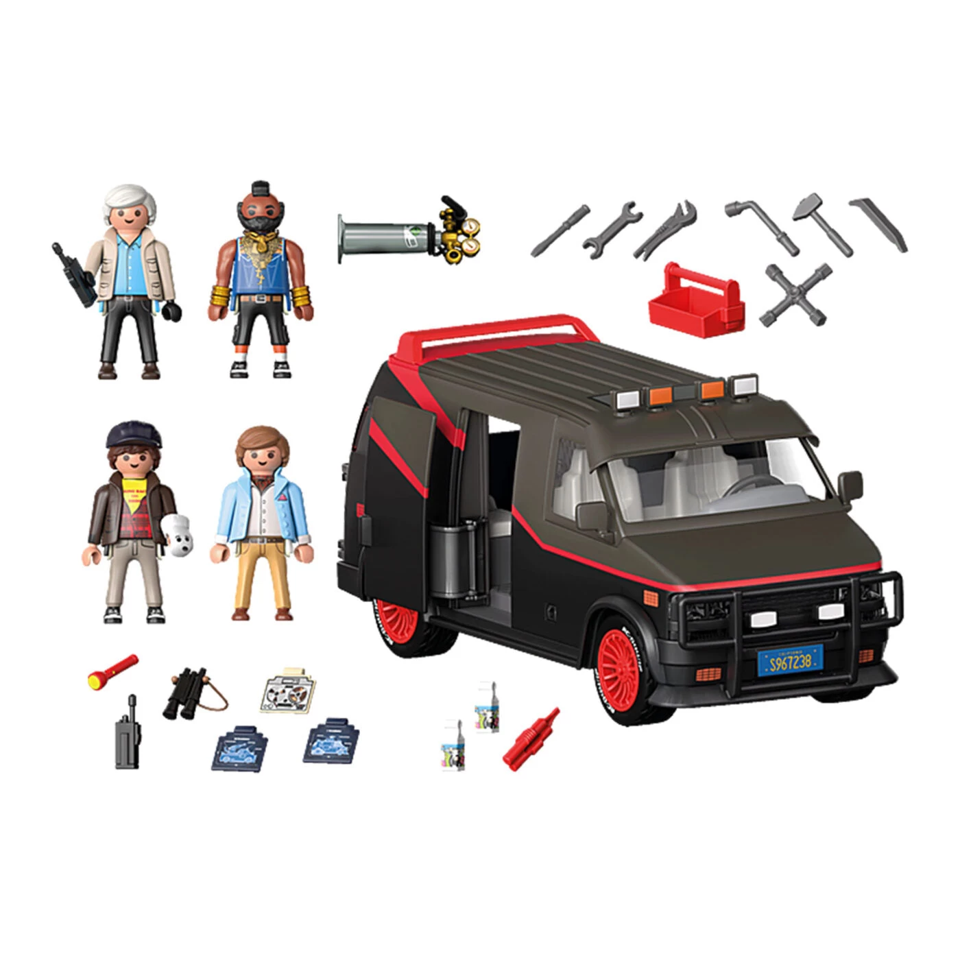 Playmobil 70750 - The A-TEAM Van And Characters 5 Playmobil 70750 - The A-TEAM Van And Characters - Image 3
