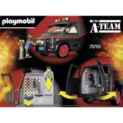 Playmobil 70750 - The A-TEAM Van And Characters 9 Playmobil 70750 - The A-TEAM Van And Characters -Playworld Shop PlaymobilATEAMVanboxback