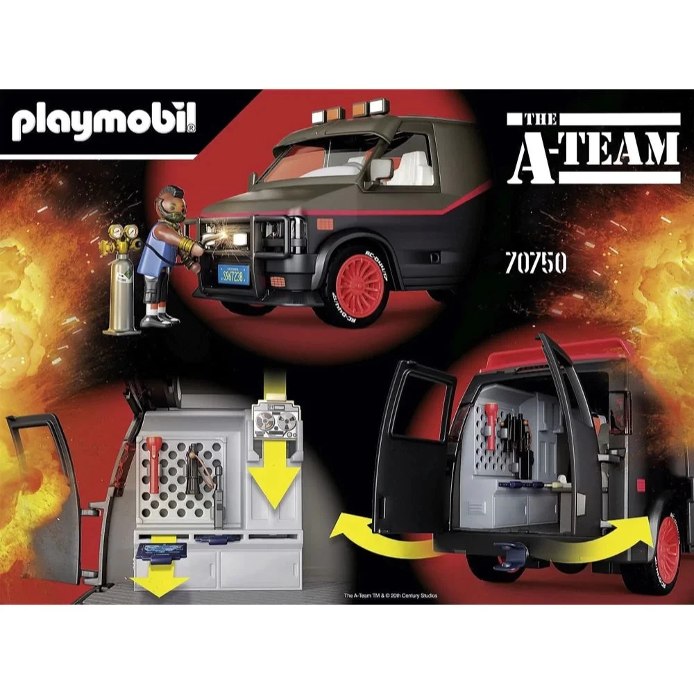 Playmobil 70750 - The A-TEAM Van And Characters 6 Playmobil 70750 - The A-TEAM Van And Characters - Image 4