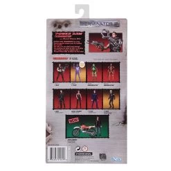 NECA Terminator 2 - Power Arm Terminator Kenner Tribute 7” Action Figure -Playworld Shop PowerArmTerminatorboxback