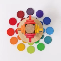 Grimm's Rainbow Coins 24pcs -Playworld Shop RainbowCoins3