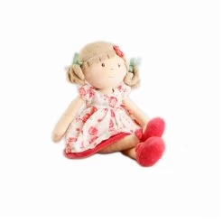 Bonikka Flower Kid Doll - Scarlet With Beige Bleach Hair -Playworld Shop Scarlet