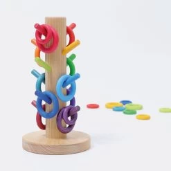Grimm's Rainbow Sorting Helper Stand 11 Grimm's Rainbow Sorting Helper Stand -Playworld Shop SortingHelper4