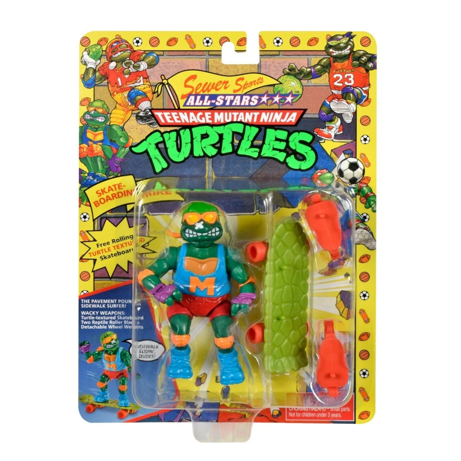 Playmates TMNT Classic Collection Sewer Sports 4 Pack 6 Playmates TMNT Classic Collection Sewer Sports 4 Pack - Image 4
