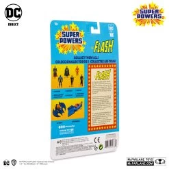 McFarlane DC Direct Super Powers - Retro Flash Gordan 4" Action Figure -Playworld Shop SuperPowersFlashcardback
