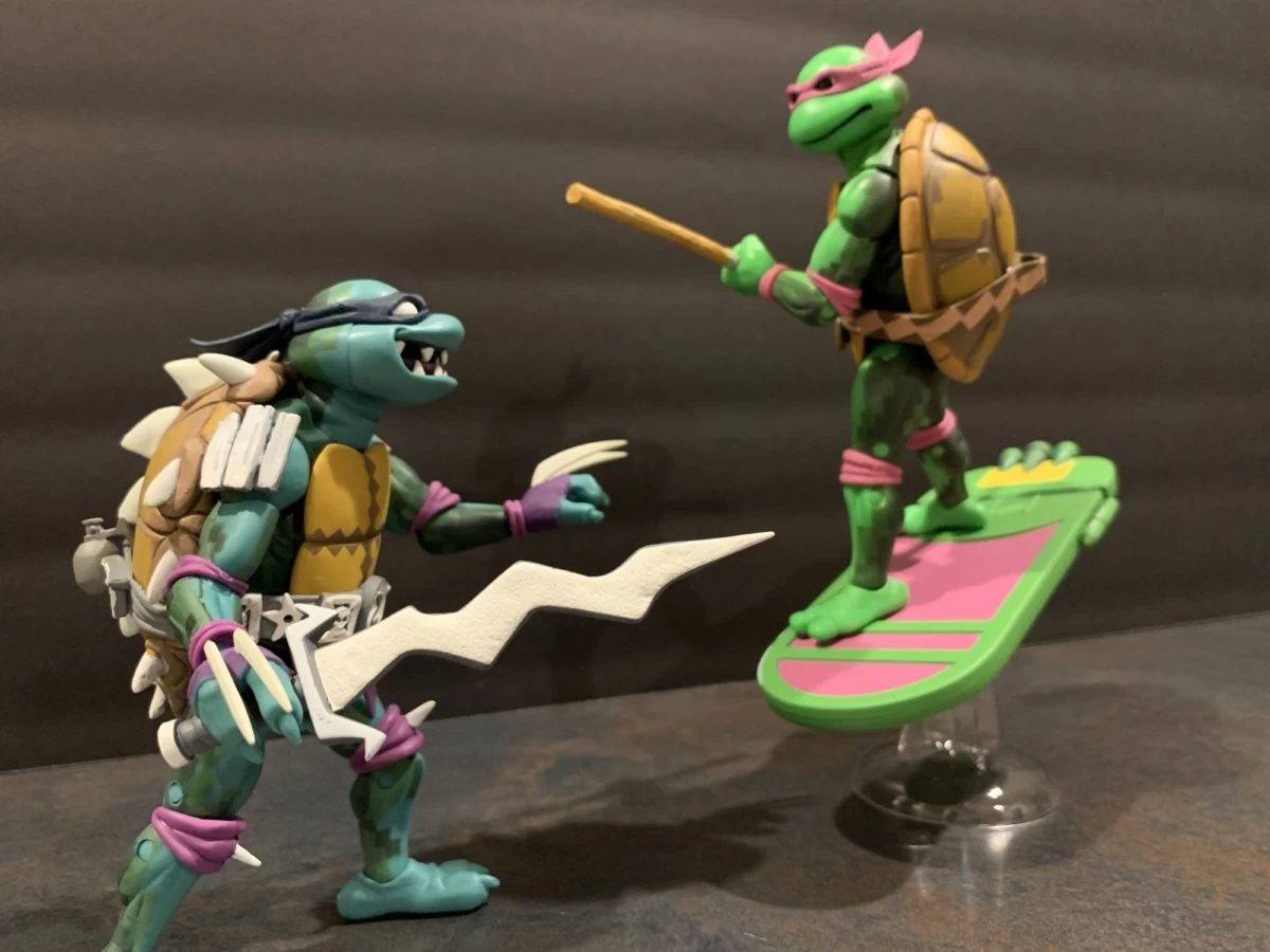 TMNT - Turtles In Time Series 1 & 2 Complete Set Of 8 - 7" Action Figure 6 TMNT - Turtles In Time Series 1 & 2 Complete Set Of 8 - 7" Action Figure - Image 4