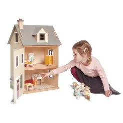 Tender Leaf - Foxtail Villa Wooden Doll House With Furniture -Playworld Shop TL8124FoxtailVillaPlaytime