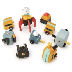 Tender Leaf - Space Race Magblocks Magnetic Wooden Blocks -Playworld Shop TL8342SpaceShuttlesMagBlocs3