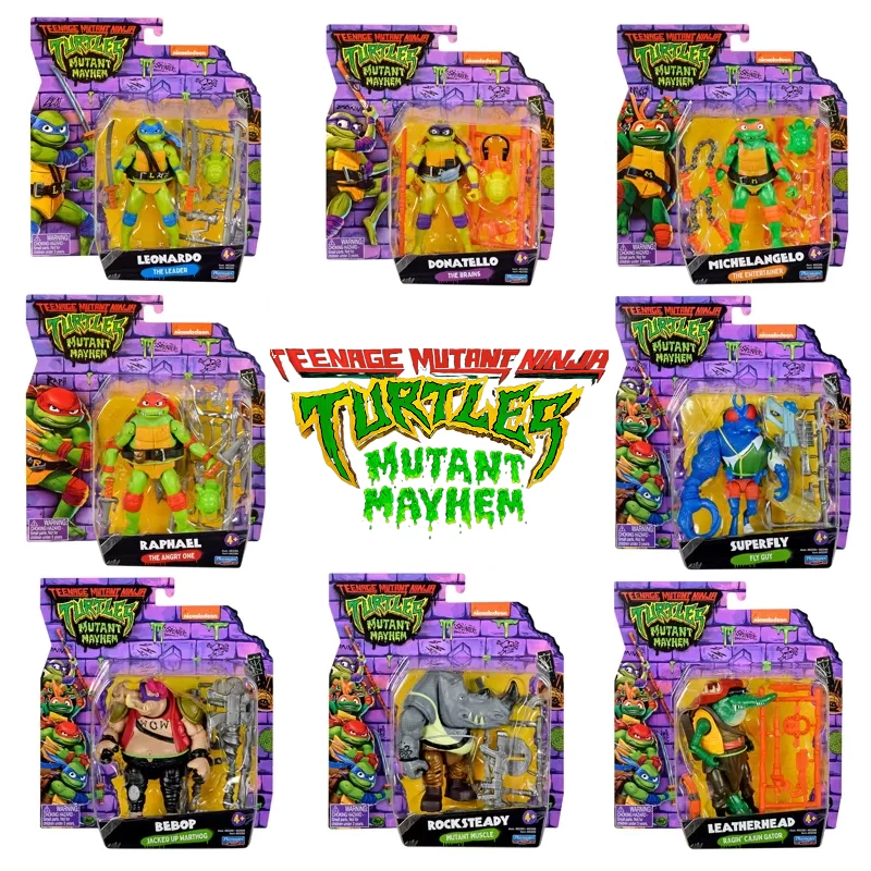 Playmates TMNT - Mutant Mayhem 2023 Figures 3 Playmates TMNT - Mutant Mayhem 2023 Figures
