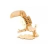 Kigumi - Toucan Plywood Puzzle 1 Kigumi - Toucan Plywood Puzzle -Playworld Shop Toucan