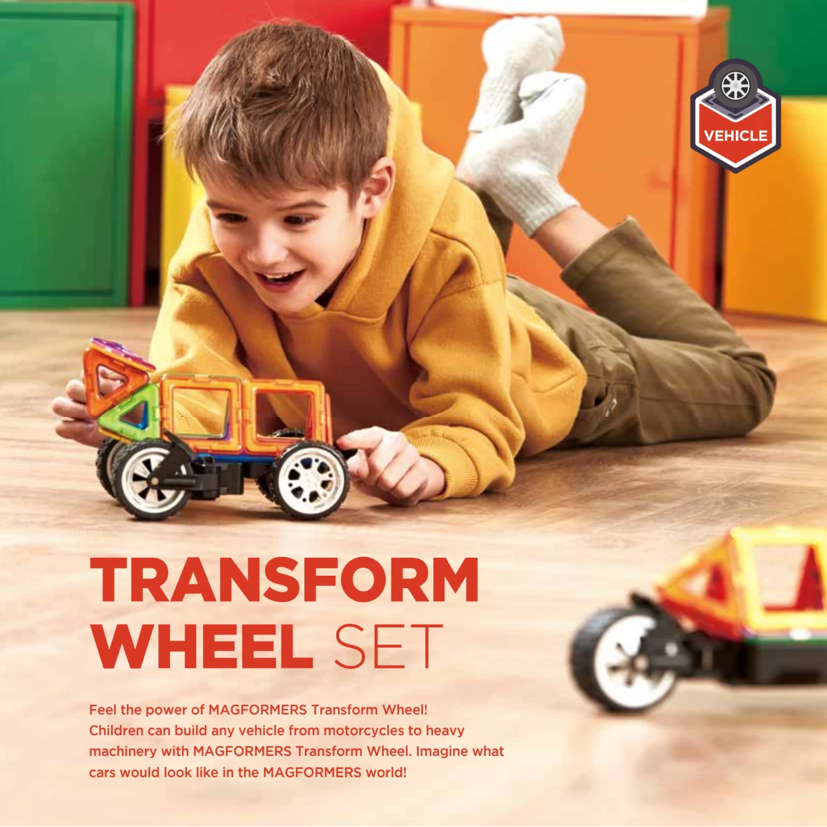 Magformers Amazing Transform Wheel Set 4 Magformers Amazing Transform Wheel Set - Image 2