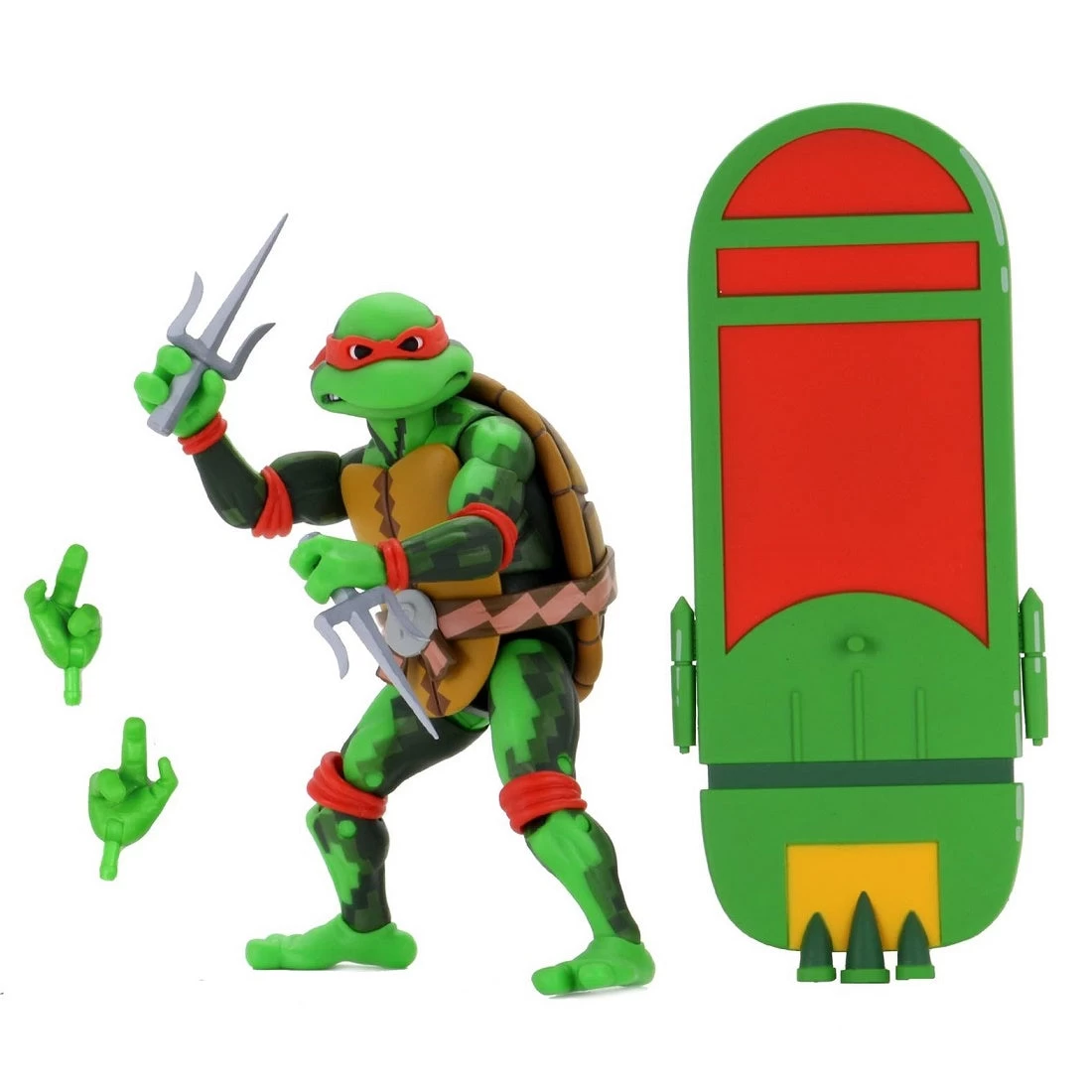 TMNT - Turtles In Time RAPHAEL (Series 2) 7" Action Figure 5 TMNT - Turtles In Time RAPHAEL (Series 2) 7" Action Figure - Image 3