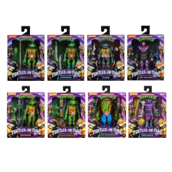 TMNT - Turtles In Time Series 1 & 2 Complete Set Of 8 - 7" Action Figure