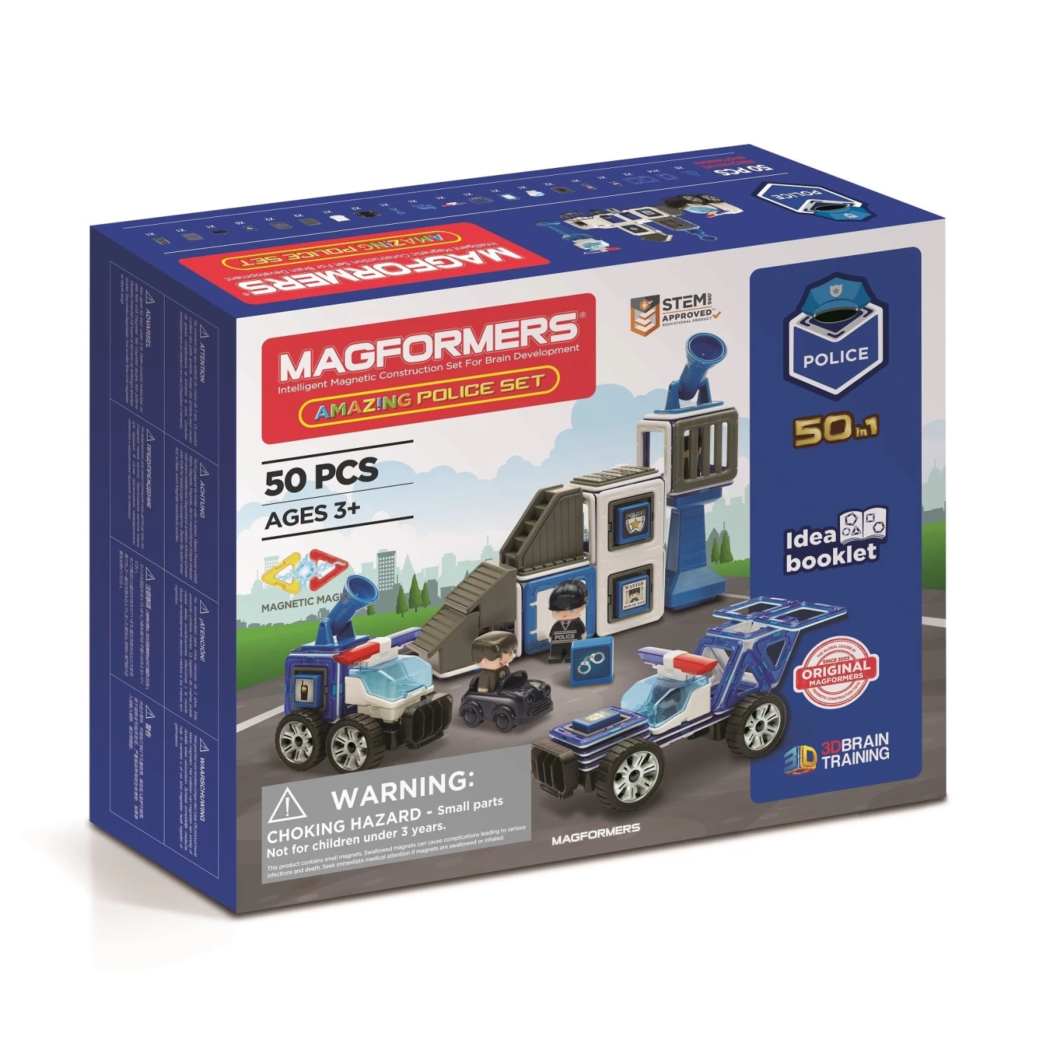 Magformers Amazing Police Set 3 Magformers Amazing Police Set