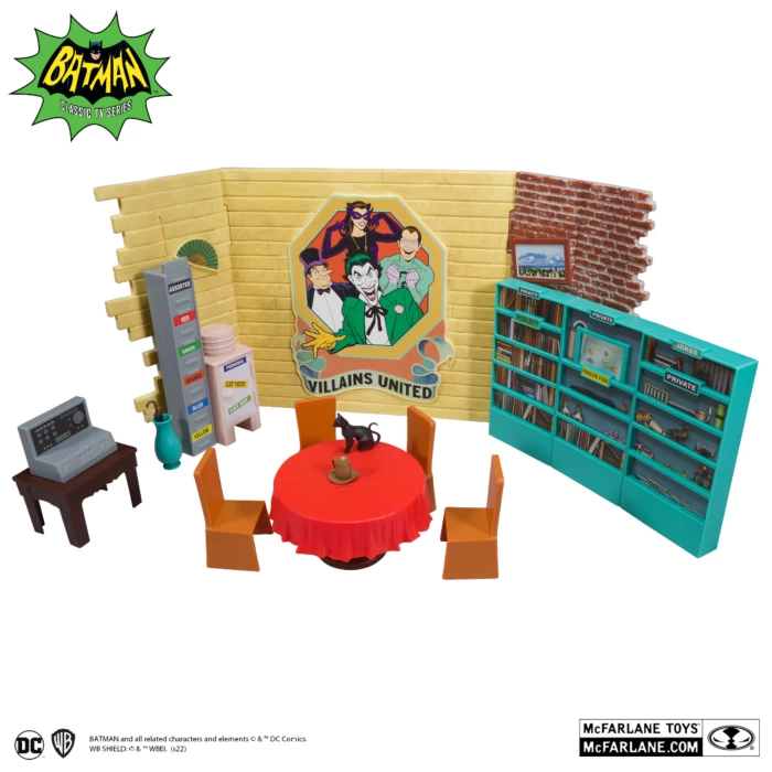 McFarlane DC Retro Batman 1966 - Villain's Lair Playset For 6" Action Figures 7 McFarlane DC Retro Batman 1966 - Villain's Lair Playset For 6" Action Figures - Image 5