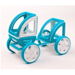 Magformers Single Wheel Set 2pc - Blue -Playworld Shop buggyb