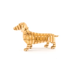 Kigumi - Dachshund Plywood Puzzle -Playworld Shop dachschund