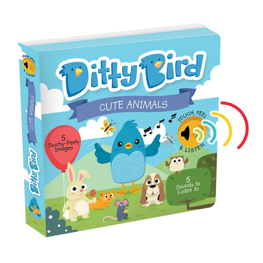 Ditty Bird - Cute Animals Musical Board Book 3 Ditty Bird - Cute Animals Musical Board Book