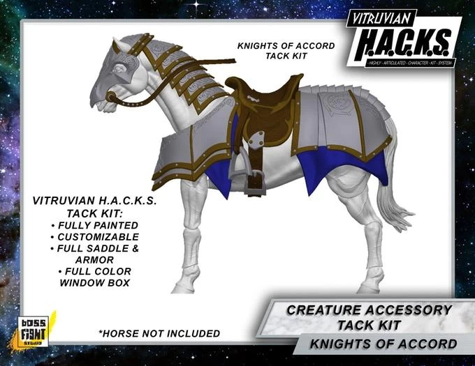 VITRUVIAN H.A.C.K.S. Mighty Steeds Heavy TACK Kit - Knight Of Accord 4 VITRUVIAN H.A.C.K.S. Mighty Steeds Heavy TACK Kit - Knight Of Accord - Image 2