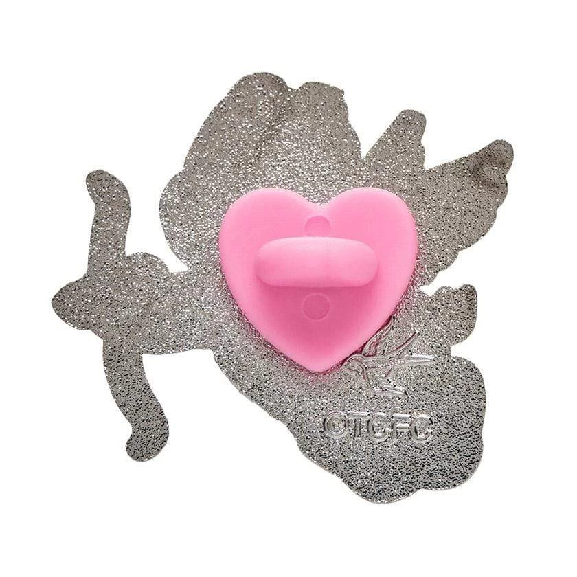 Erstwilder X Care Bears - Love-A-Lot™ Bear Cupid Enamel Pin 5 Erstwilder X Care Bears - Love-A-Lot™ Bear Cupid Enamel Pin - Image 3
