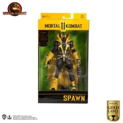 Spawn - Mortal Kombat Spawn Curse Of The Apocalypse Gold Label 7” Action Figure