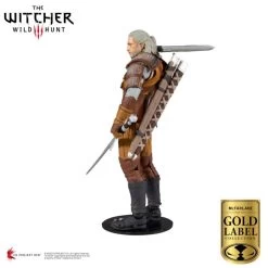 McFarlane The Witcher 3 Wild Hunt - Geralt Of Rivia (Gold Label Collectors Series) 7" Action Figure -Playworld Shop mcf13403 the witcher 3 wild hunt geralt of rivia collector series action figure 03