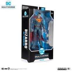 McFarlane DC Multiverse - Superman Bizarro Rebirth 7" Figure -Playworld Shop mcf15145 superman bizarro dc rebirth dc mutliverse 7 inch scale action figure 09 1
