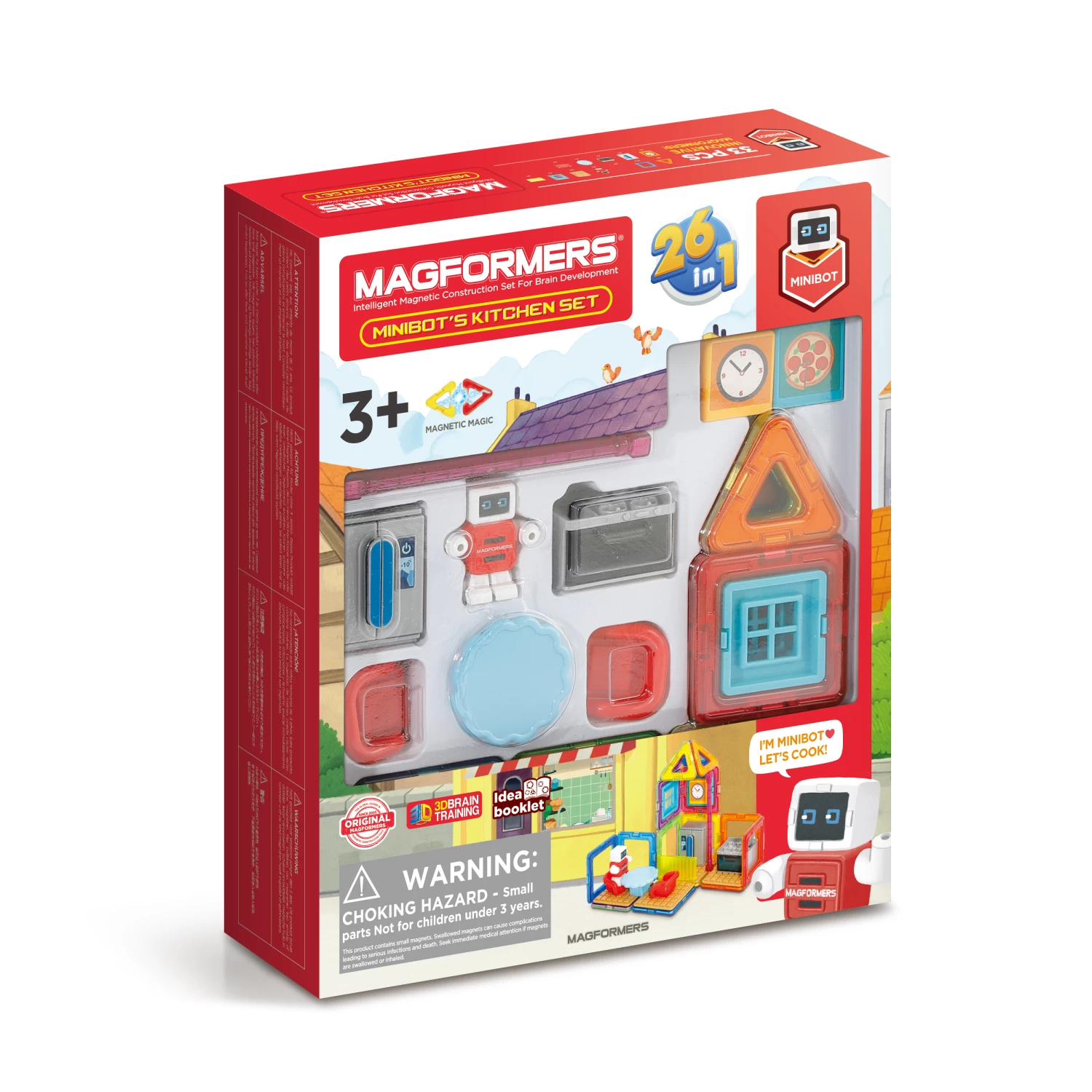 Magformers Minibot's Kitchen Set 3 Magformers Minibot's Kitchen Set