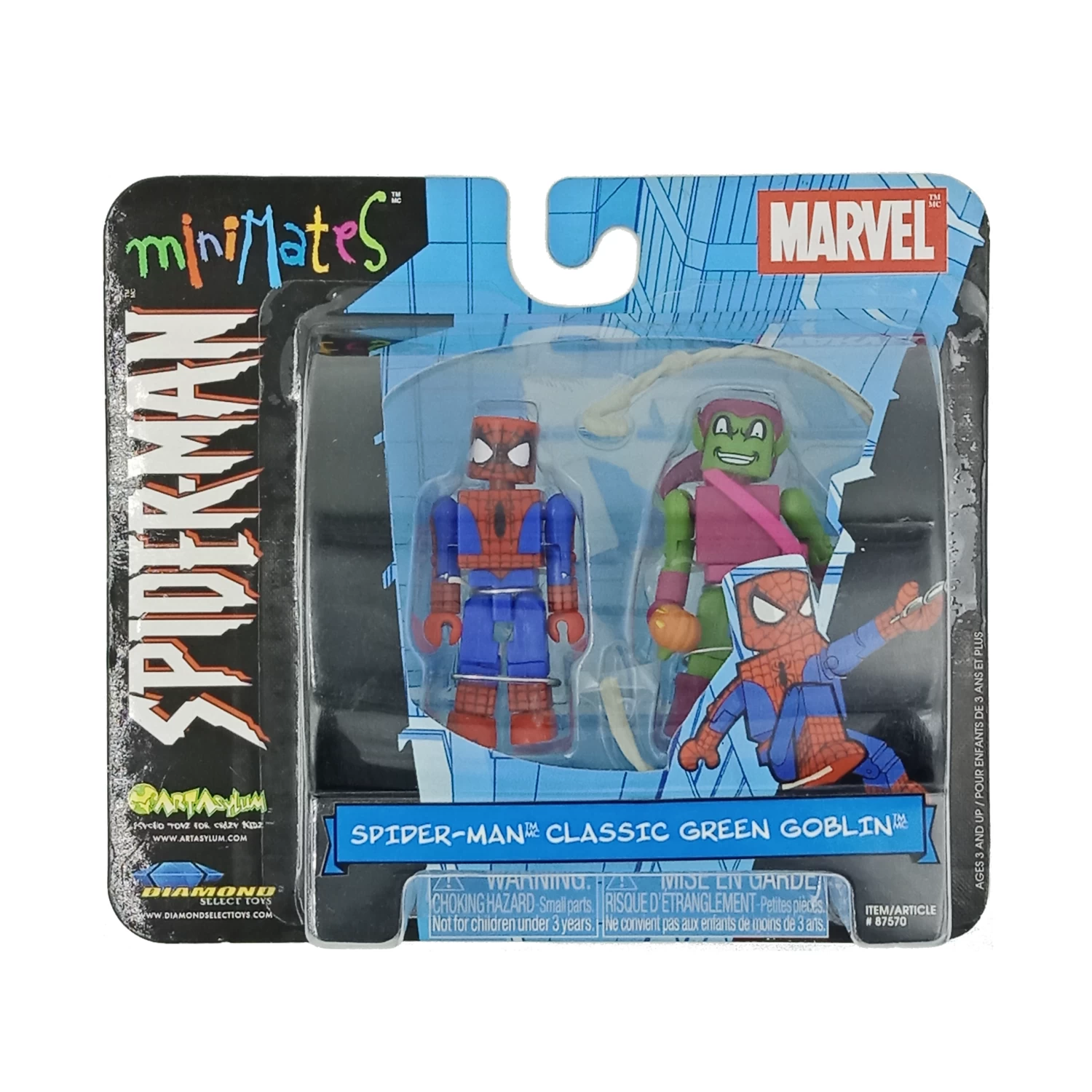 Minimates - Spider-Man Classic & Green Goblin (2003) 3 Minimates - Spider-Man Classic & Green Goblin (2003)