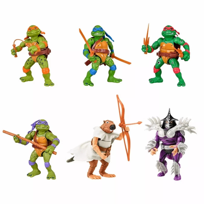 Playmates TMNT - MOVIE STAR Action Figures (Full Set Of 6) 4 Playmates TMNT - MOVIE STAR Action Figures (Full Set Of 6) - Image 2