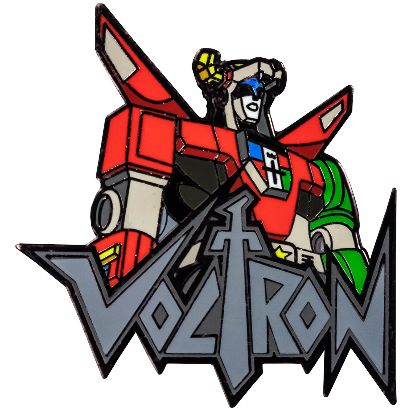 Voltron - Logo Half Body Enamel Pin 4 Voltron - Logo Half Body Enamel Pin - Image 2